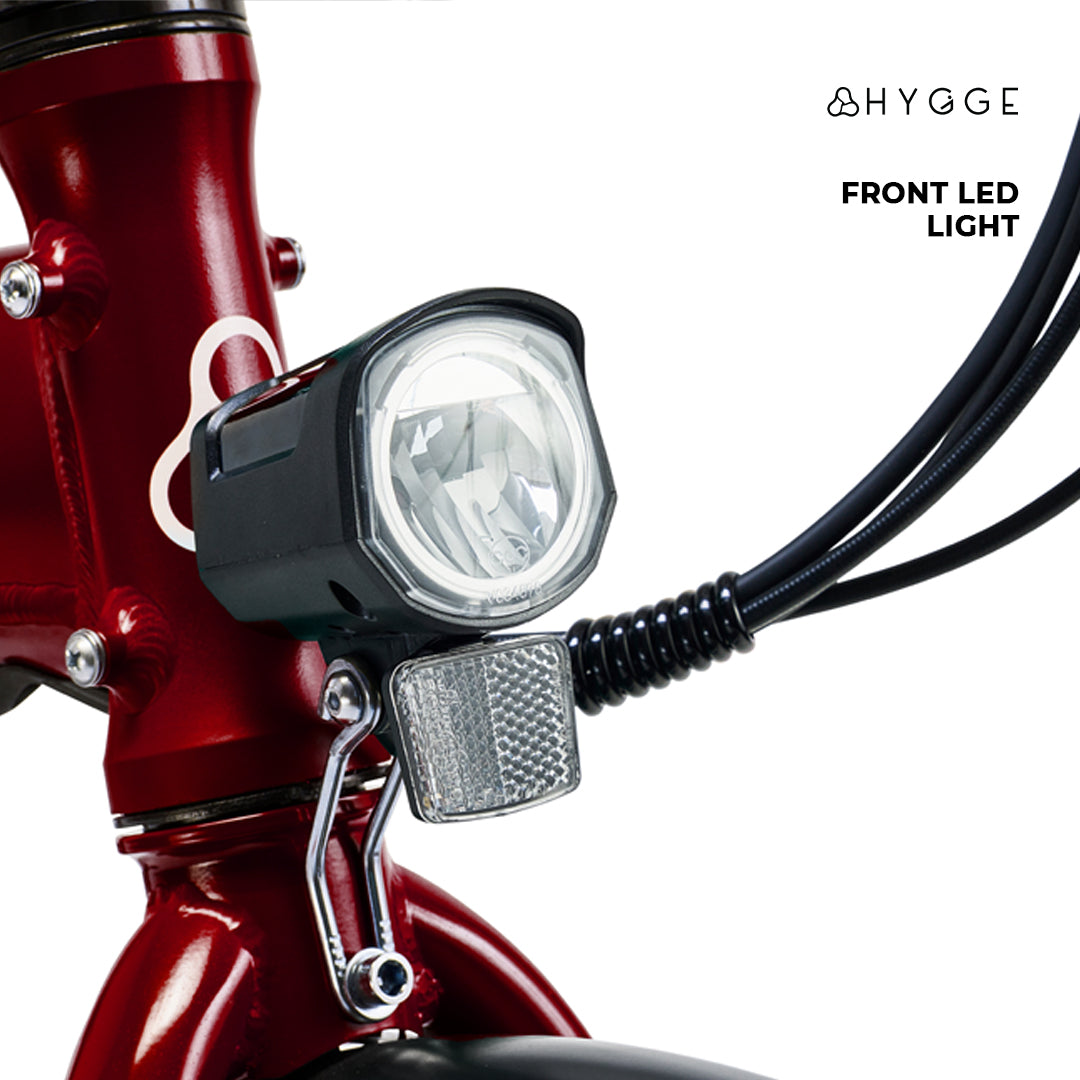 Hygge Virium Foldable 250W Electric Bike Racing Green (2025 Release)