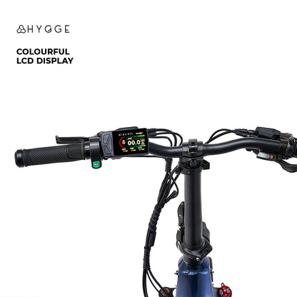Hygge Sorø E-Bike Foldable Fat Tyre Royal Blue