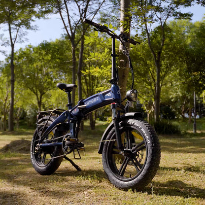 Hygge Sorø E-Bike Foldable Fat Tyre Royal Blue