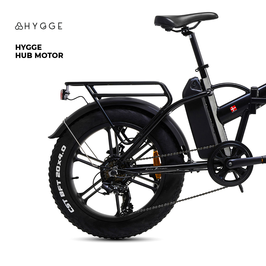 Hygge Vester Foldable Electric Bike 250W City & Adventure