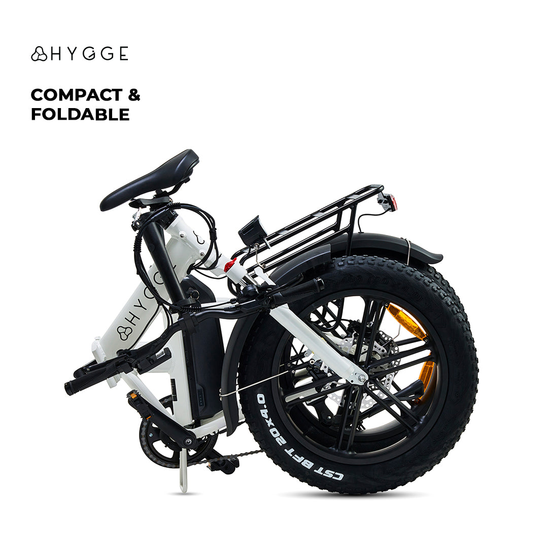 Hygge Vester Foldable Electric Bike 250W City & Adventure