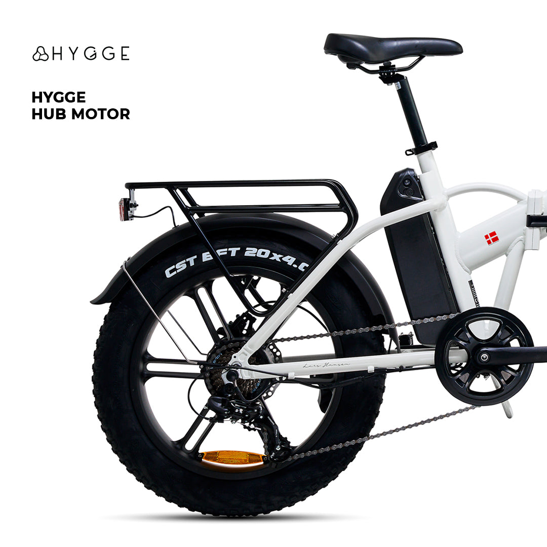 Hygge Vester Foldable Electric Bike 250W City & Adventure