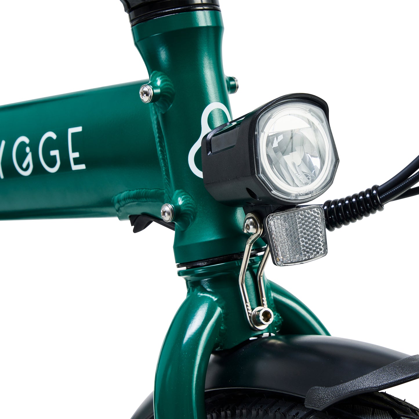 Hygge Virium Foldable Electric Bike Racing Green