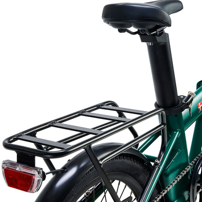 Hygge Virium Foldable Electric Bike Racing Green