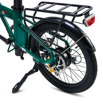 Hygge Virium Foldable Electric Bike Racing Green